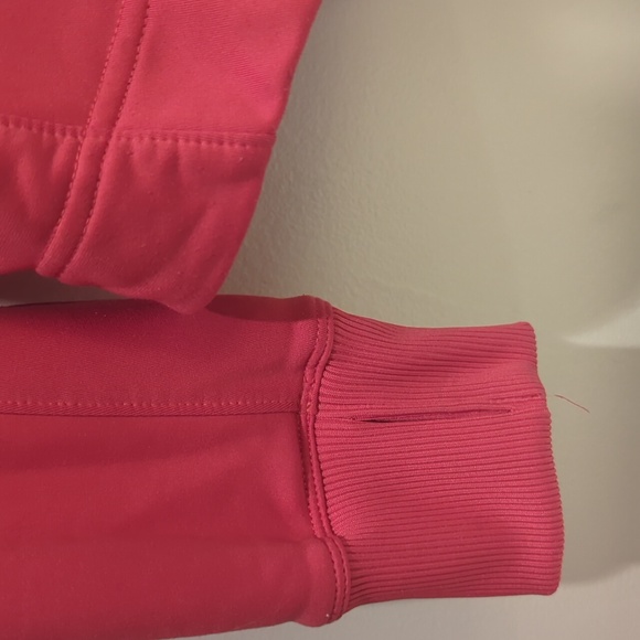 Nike Dri fit pink running active zip-top, reflective, hoodie, Medium - Picture 4 of 12